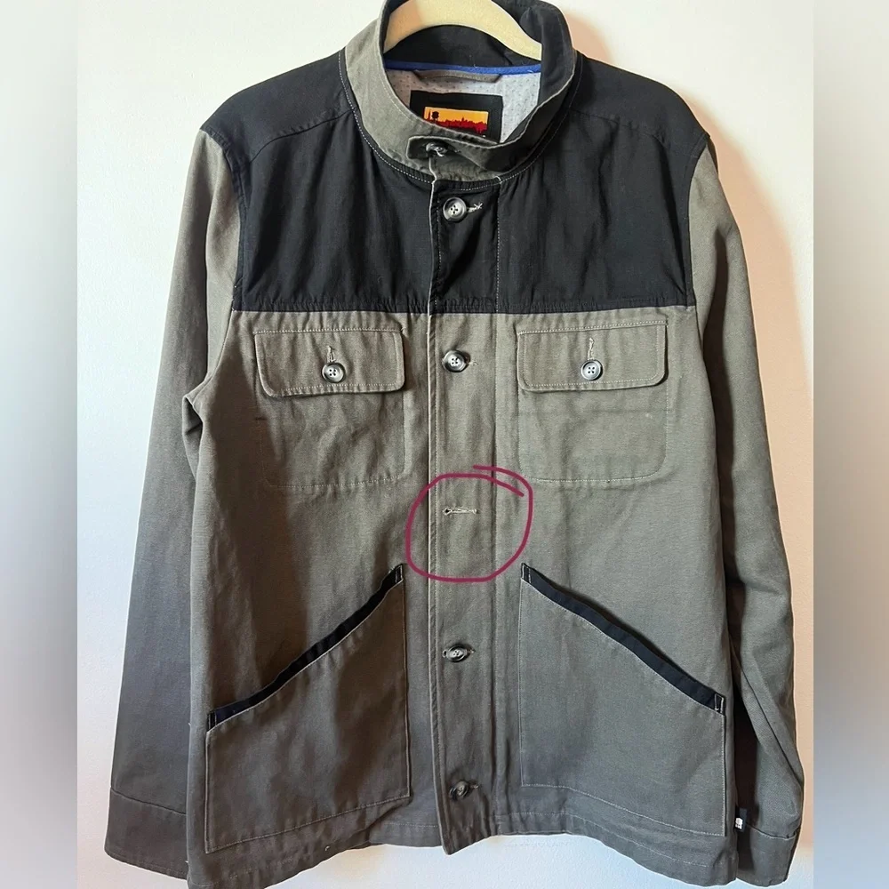 Brooklyn Industries Olive and Black Utility Jacket